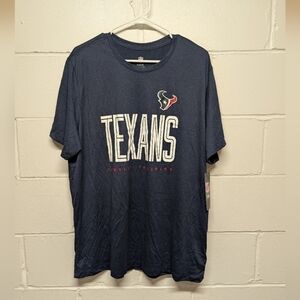 Houston Texans Mens Navy Combine Training NFL T-Shirt New with Tags XL